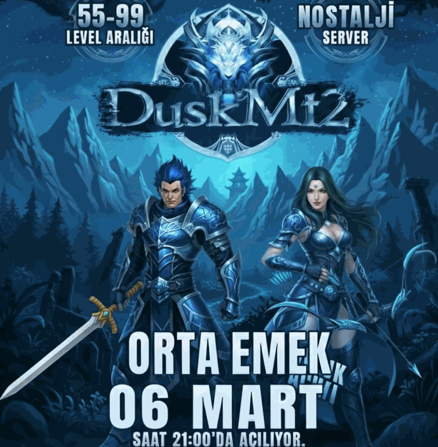 Duskmt2 55-99 Metin2 PvP SERVER