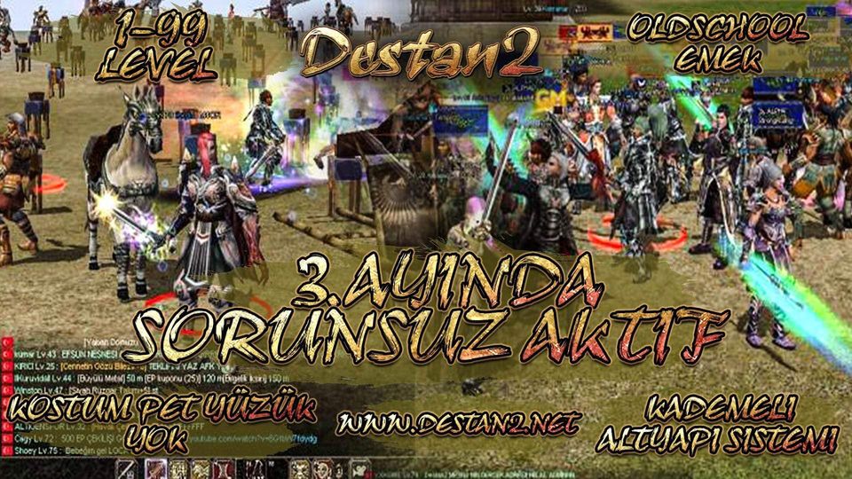 Destan2 1-99 OldSchool Server